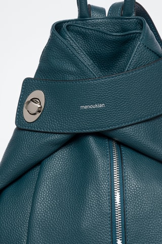 Mochila em couro Taylor - Azul