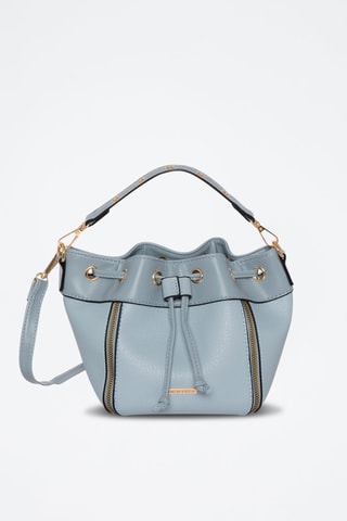 Mala bucket Carla - Azul-celeste