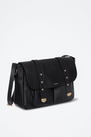 Mala a tiracolo Jude - Preto e dourado