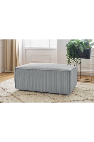 Pouf Nihad - 
Gris clair
