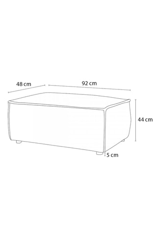 Pouf Nihad - 
Beige
