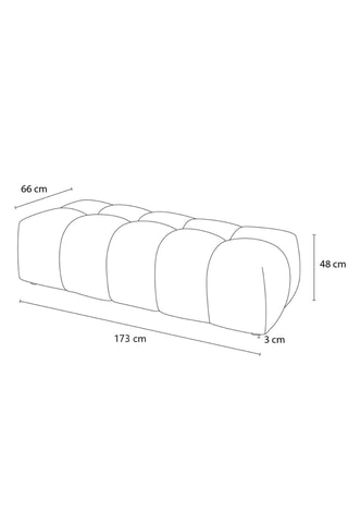 Pouf Mont-Blanc - Beige