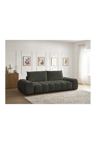 Canapé droit Everest - Vert - 3 places - En polyester