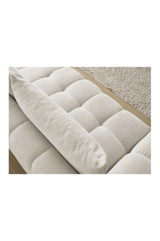 Canapé droit Everest - Beige - 3 places - En polyester