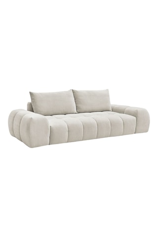 Canapé droit Everest - Beige - 3 places - En polyester