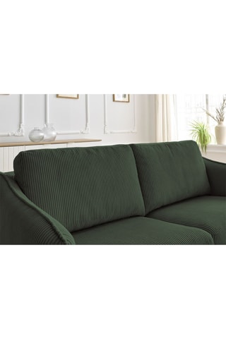 Canapé convertible Lenny - Vert - Couchage 133 x 195 cm