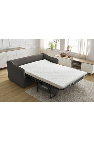 Canapé convertible Lenny - Taupe - Couchage 133 x 195 cm