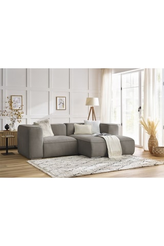 Canapé d'angle droit Zephyr Compact - Taupe