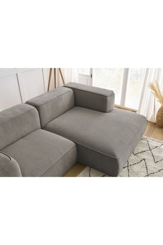 Canapé d'angle droit Zephyr Compact - Taupe