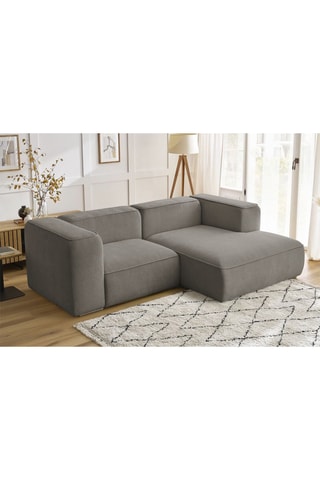 Canapé d'angle droit Zephyr Compact - Taupe