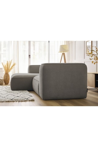 Canapé d'angle gauche Zephyr Compact - Taupe
