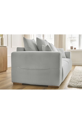 Canapé convertible Sidonie - Gris clair - Couchage 152 x 190 cm