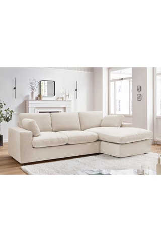 Canapé d’angle réversible Belair - Beige