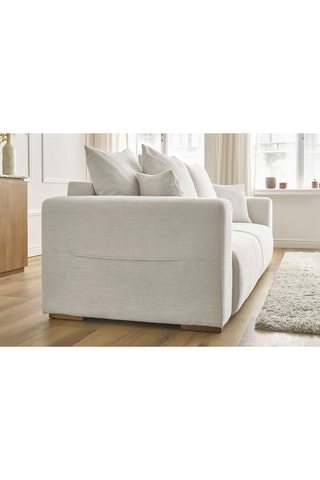 Canapé convertible Sidonie - Beige - Couchage 152 x 190 cm