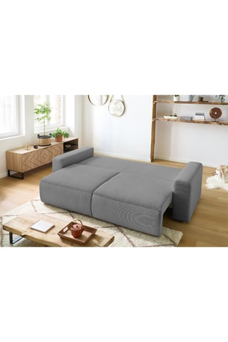 Canapé convertible Envy - Gris - Couchage 152 x 190 cm