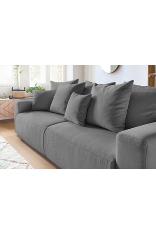 Canapé convertible Envy - Gris - Couchage 152 x 190 cm