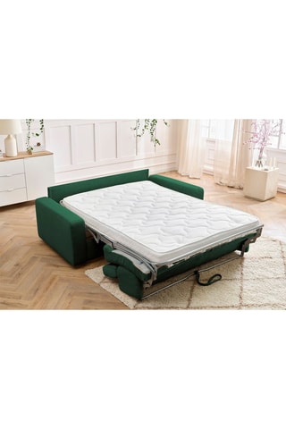 Canapé convertible Monaco - Vert - Couchage 190 x 140 cm