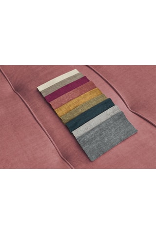 Canapé d'angle réversible convertible Arsène - Orange - 3 places - En tissu velours - Couchage 232 x 135 cm