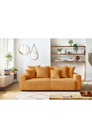 Canapé convertible Envy - Moutarde - Couchage 152 x 190 cm