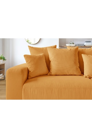 Canapé convertible Envy - Moutarde - Couchage 152 x 190 cm