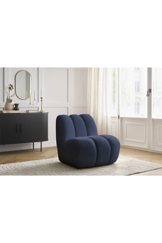 Fauteuil Janissaire - Bleu foncé