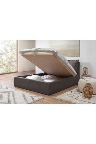 Lit-coffre Garance - Gris foncé