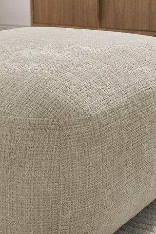 Pouf Denise - Beige - En polyester 