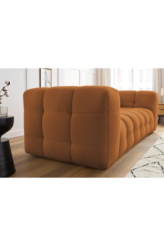 Canapé Cloud - Jaune - 3 places - En polyester