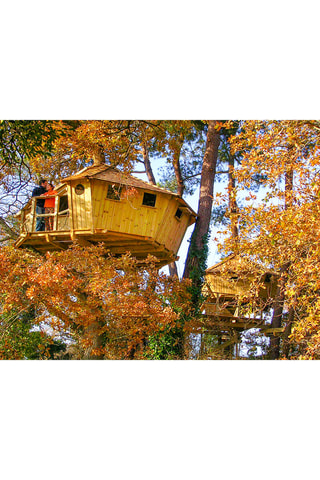 Coffret 3 jours insolites en cabane perchée dans les arbres avec accès au spa près de Carnac