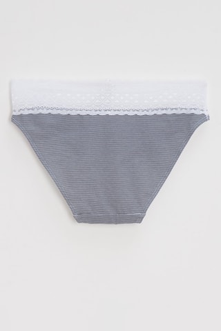 3 culottes Les Cotons Bio - Bleu