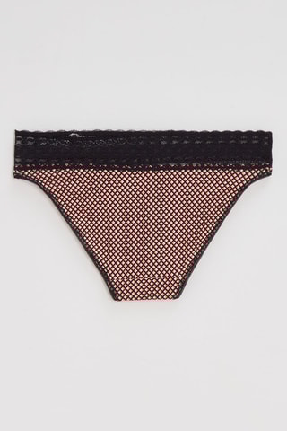 3 culottes Les Quotidiens - Noir et corail