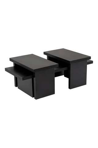 Table basse Sanctuary - Noir - 110 x 41,5 x 45 cm