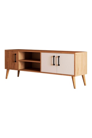 Meuble TV 3 portes - 150 x 52 x 34 cm