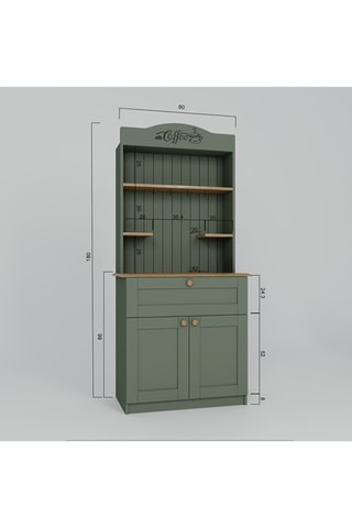 Buffet 2 portes - 100 x 80 x 42 cm