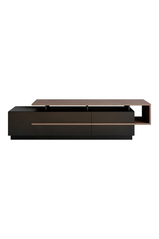 Meuble TV 2 abattants - 180 x 46,4 x 38,9 cm