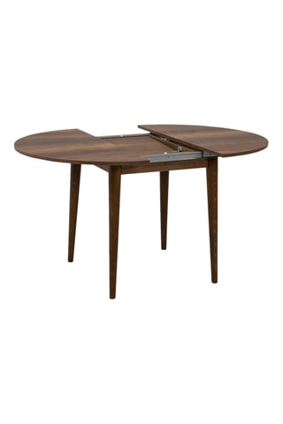 Table à manger extensible Vina 139 - Pieds en bois - Longueur 100 à 131 cm