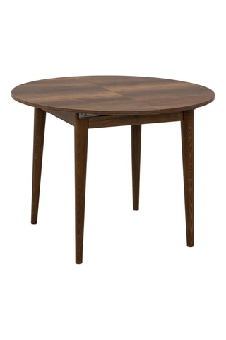 Table à manger extensible Vina 139 - Pieds en bois - Longueur 100 à 131 cm