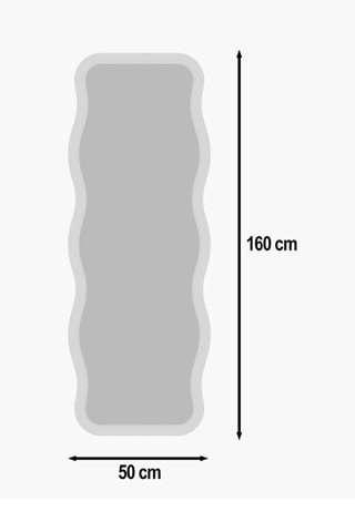 Miroir Aror - 50 x 160 x 2,2 cm