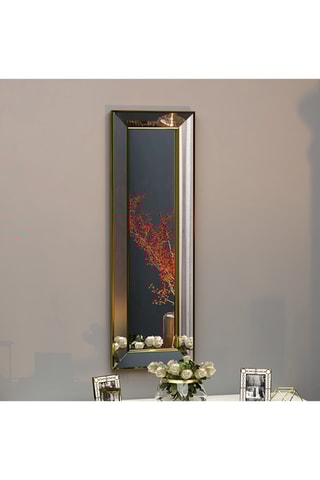 Miroir Carlos - 30 x 90 x 3,2 cm - Doré
