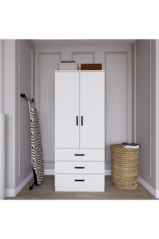 Armoire 2 portes Easy - 60 x 174,8 x 47 cm