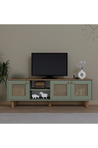 Meuble TV 3 portes Bohemian - 160 x 56 x 40 cm