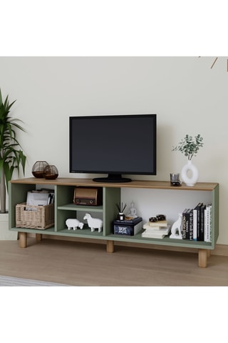 Meuble TV 3 portes Bohemian - 160 x 56 x 40 cm