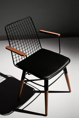 2 chaises Trend - Marron et noir