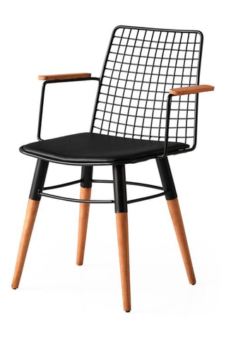 2 chaises Trend - Marron et noir