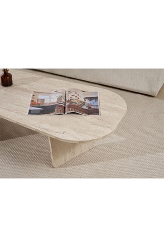 Table basse Ovalis - 130 x 40 x 65 cm