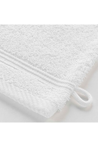 2 gants de toilette Tendresse - Blanc