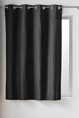 Rideau Micropolar - Noir - 135 x 185 cm