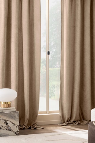 Rideau en velours Winona - Sable - 140 x 260 cm