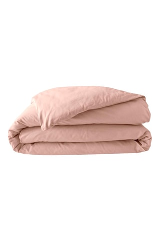 Housse de couette en percale de coton 78 fils/cm² Percaline - Rose