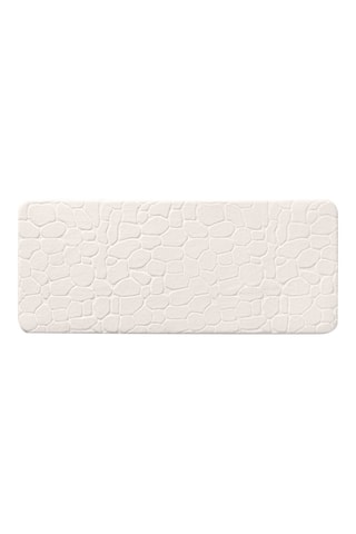 Tapis de bain Ricochet - blanc - 50 x 120 cm